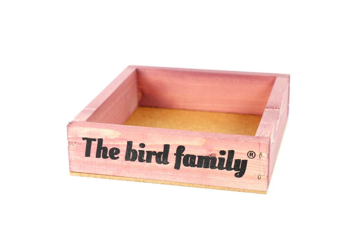 Voederplateau The bird family - Roze