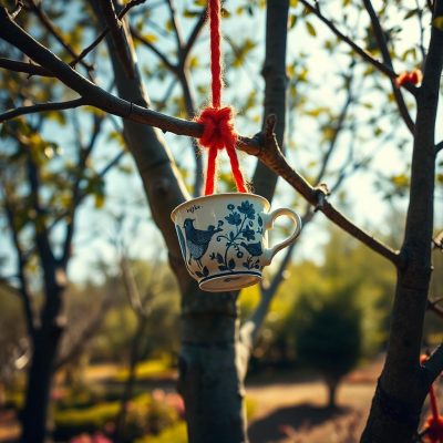 vogelvoer in kopje maken